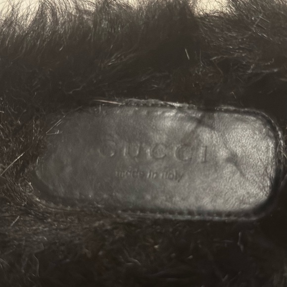 Gucci Leather Mules with Fur Slippers - Picture 2 of 7